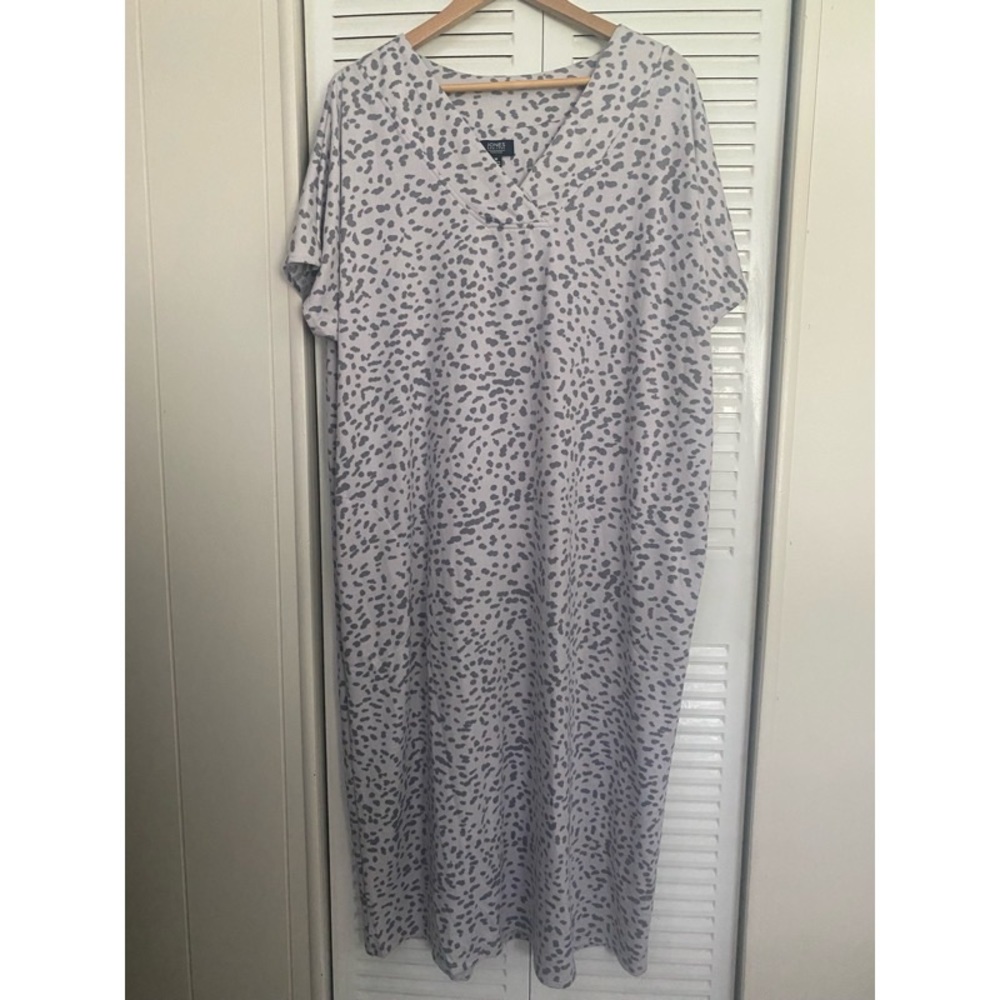 Leopard printed dress with pockets